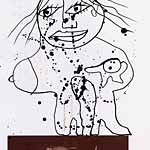 ›Lara‹, 15.2.2004, Tusche, Tintendruck auf Papier, 30x21cm, 150€