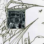 ›Netzwerk‹, 17.04.2005, Tusche, Tintendruck auf Papier, 30x21cm, 150€