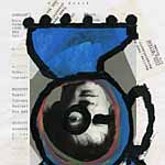 ›Frau‹, 1995, edding 950, Postkarte, Aufkleber auf Papier auf Papier, 30x21cm, 150€