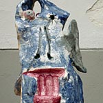 ›Der Albatros‹, 1998, Keramik, 45x25x25cm, 1200€