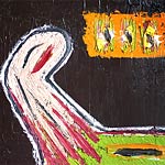 ›Freude‹, 2008, Öl auf Leinwand, 40x50cm, 600€