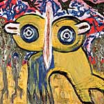 ›Partnerwahl‹, 2002, Öl auf Papier, 59x84cm, 500€