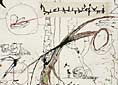 ›Zeichnung 7‹, 2004, Tusche, diverse Stifte auf Papier, 30x42cm, 180€